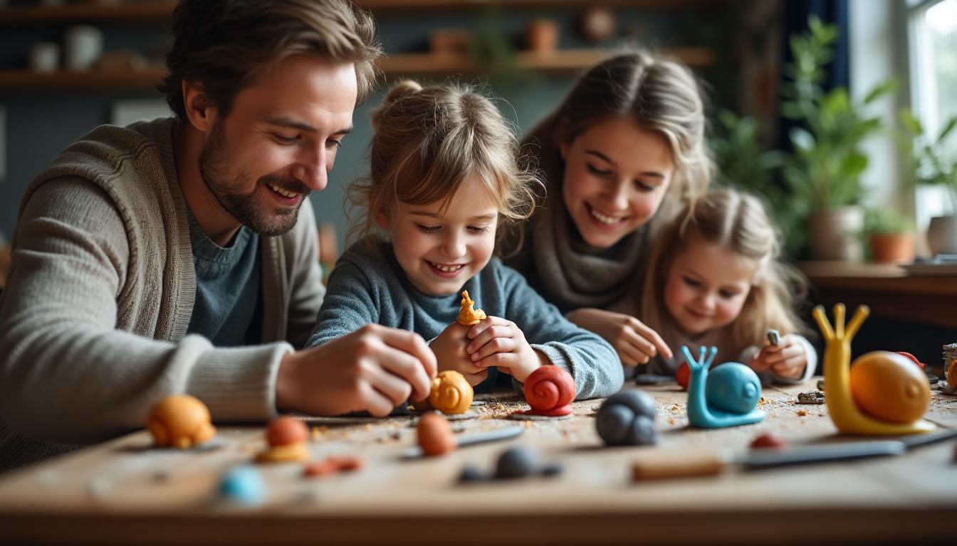 découvrez une activité créative et amusante pour toute la famille avec les escargots en pâte à modeler. stimulez l'imagination des petits et des grands tout en développant des compétences manuelles grâce à cette activité ludique et colorée.