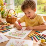 Comment le lapin de pâques en coloriage peut stimuler l&rsquo;imagination des enfants