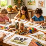 Comment organiser un atelier de coloriage des animaux de la ferme pour les enfants