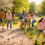 Découverte de jeux a faire dehors qui réunissent toute la famille