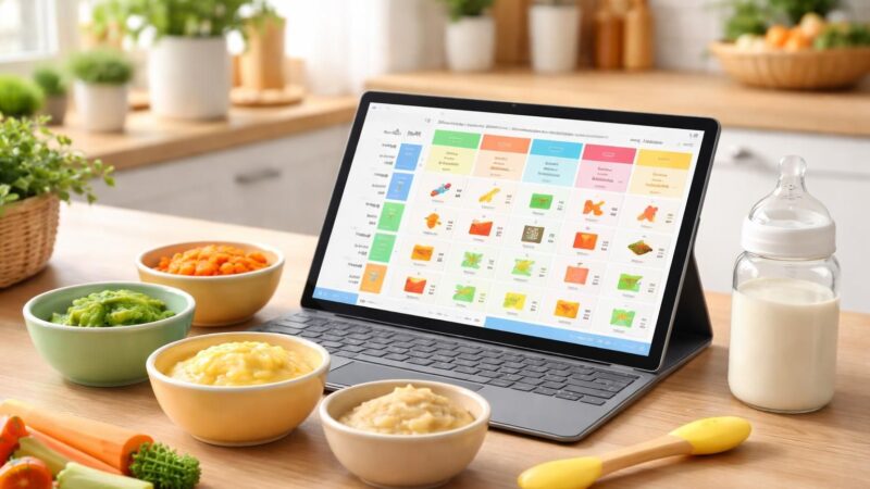 découvrez un planning de diversification alimentaire pour bébé, optimisé pour être consulté facilement sur tablette windows 11. guide pratique et conseils pour une alimentation équilibrée dès les premiers repas.