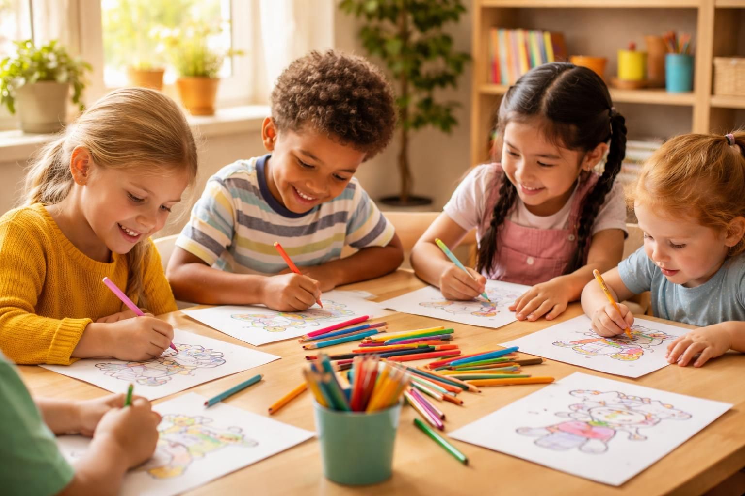 découvrez comment les personnages à colorier favorisent le développement créatif, moteur et cognitif des enfants tout en stimulant leur concentration et leur imagination.