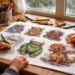 Monstres à colorier : une activité amusante pour les journées pluvieuses