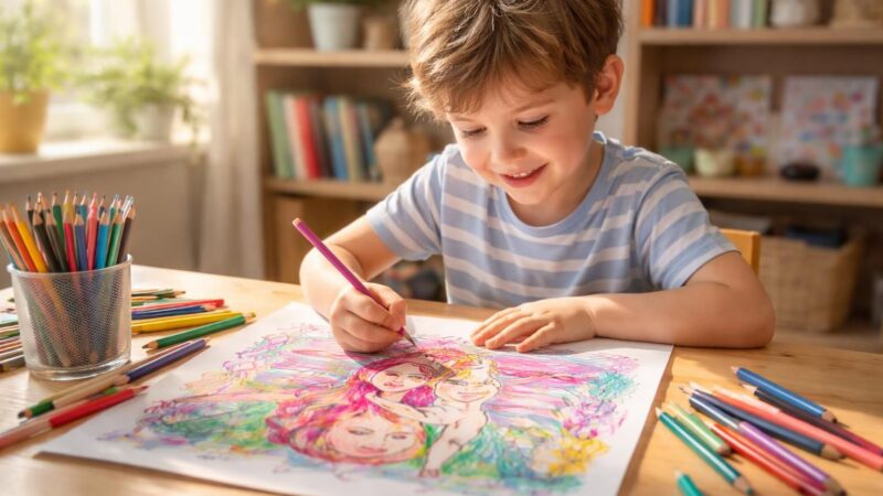 découvrez pourquoi le coloriage de mia et moi est un outil essentiel pour stimuler la créativité, la motricité fine et l'expression artistique des jeunes artistes en herbe.