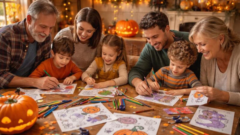 découvrez pourquoi les dessins à imprimer halloween sont idéaux pour des activités en famille amusantes et créatives, parfaits pour tous les âges.