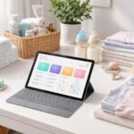 Surface Pro : organiser la puériculture du bébé avec tablette tactile Microsoft Surface