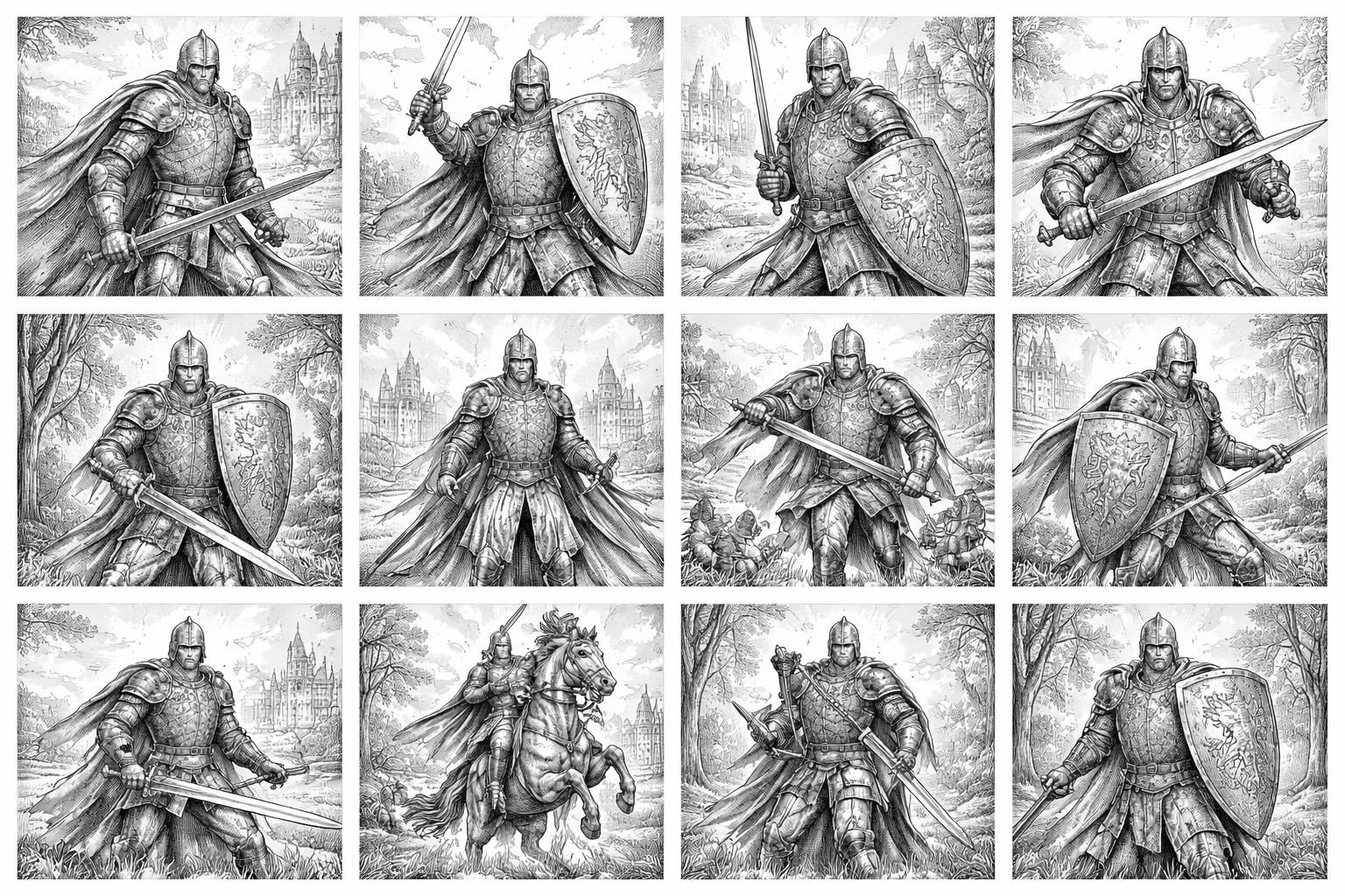 découvrez notre sélection des 10 meilleurs coloriages du chevalier à imprimer, parfaits pour divertir les enfants et stimuler leur créativité pendant des heures de plaisir.