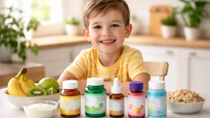 découvrez notre sélection des 5 meilleurs probiotiques pour enfants, avec des conseils essentiels pour choisir le produit adapté à leur bien-être digestif et immunitaire.