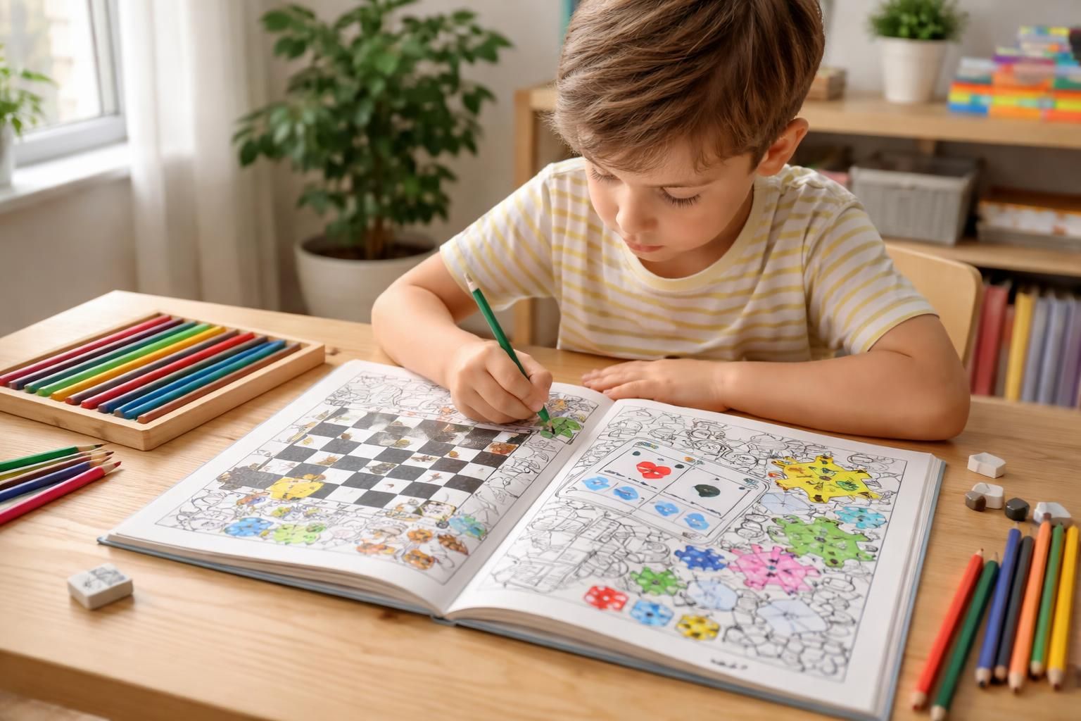 découvrez comment le coloriage des jeux peut devenir une méthode ludique pour enseigner la patience et la concentration aux enfants, favorisant leur développement cognitif et émotionnel.