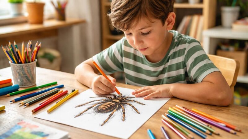 découvrez comment le coloriage d'araignées peut aider les enfants à développer leur créativité et améliorer leur concentration grâce à une activité ludique et éducative.