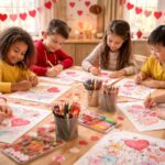 Comment le coloriage de la Saint -Valentin peut stimuler la créativité des petits