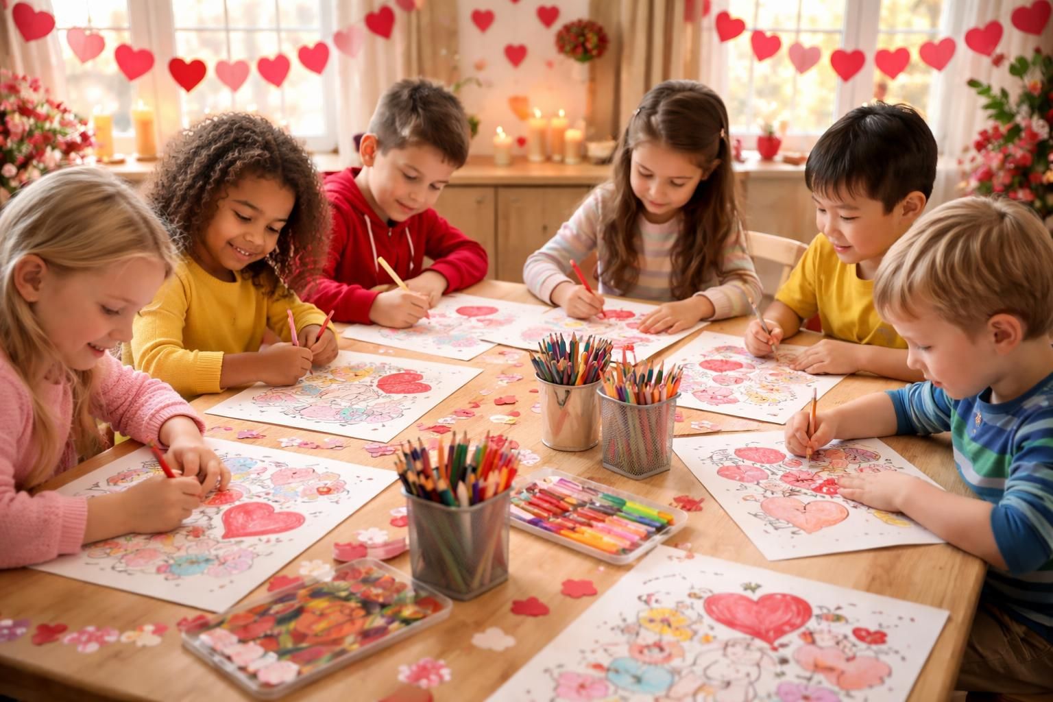 découvrez comment le coloriage de la saint-valentin peut éveiller la créativité des enfants tout en favorisant leur concentration et leur expression artistique.
