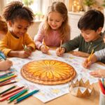 Comment le coloriage de la galette des rois stimule la créativité des enfants