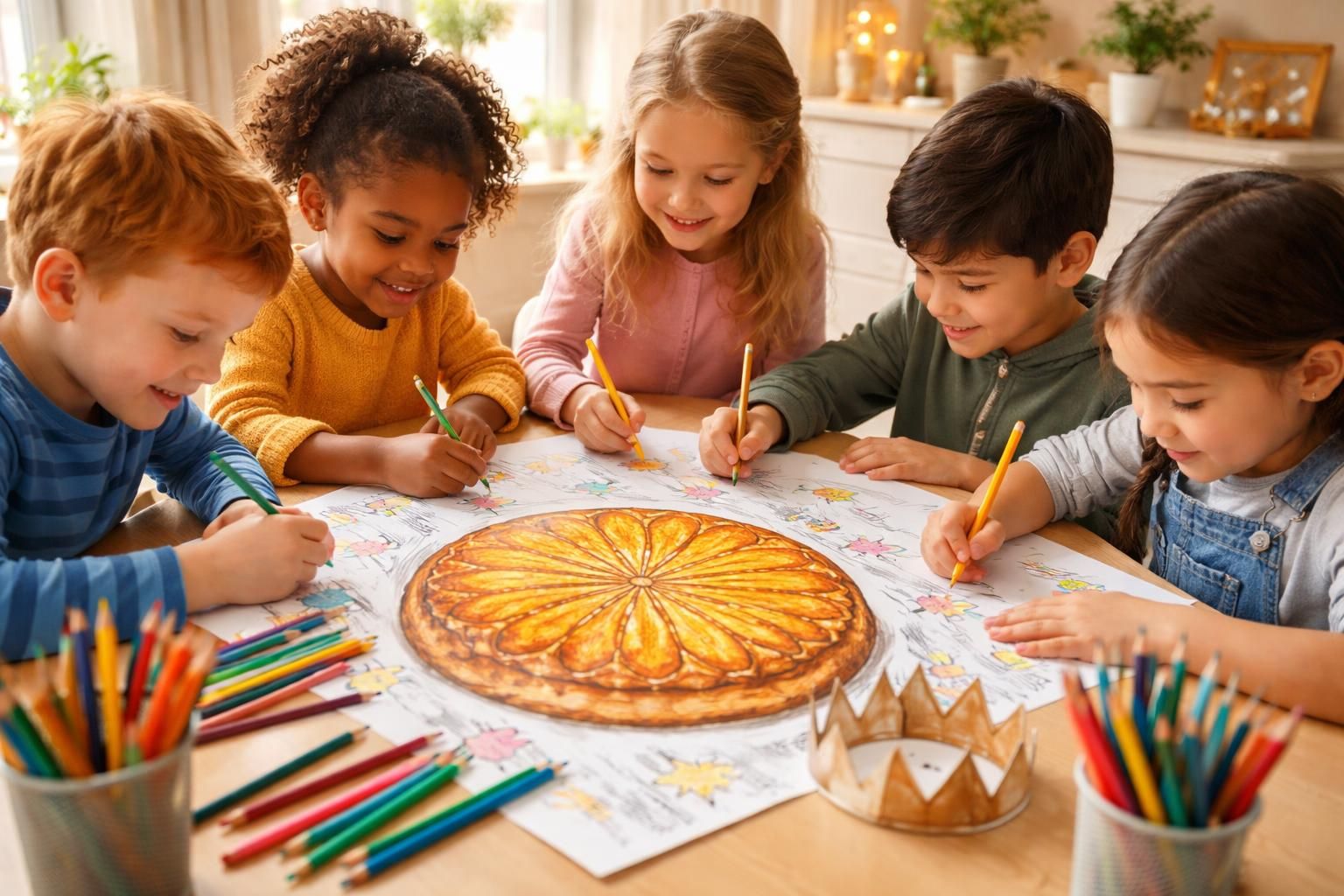 découvrez comment le coloriage de la galette des rois encourage la créativité des enfants en développant leur imagination et leur motricité fine tout en s'amusant.
