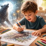 Comment le coloriage du loup garou stimule l&rsquo;imagination des enfants