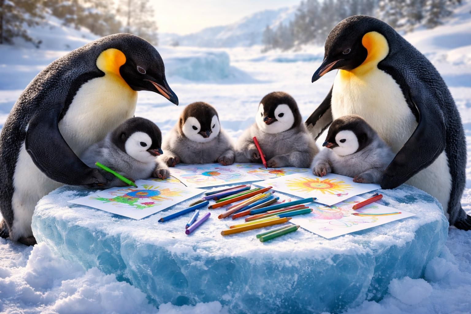 explorez des idées originales de coloriages de pingouins à réaliser en famille pour des moments créatifs et ludiques.