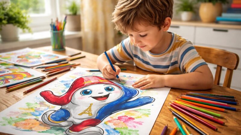 explorez les avantages du coloriage de la mascotte de paris pour les enfants, une activité ludique qui stimule leur créativité et leur apprentissage.