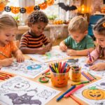 Découvrez les meilleurs coloriages à imprimer Halloween en maternelle en PDF pour vos petits artistes