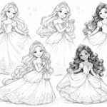 Des princesses à colorier et à imprimer pour stimuler la créativité des tout-petits