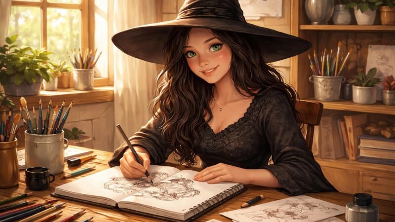 découvrez des tutoriels simples pour apprendre à dessiner une sorcière méchante facilement et exprimez votre créativité magique.