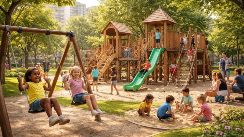 découvrez comment les parcs de jeux extérieurs autour de chez vous favorisent le développement physique, social et cognitif des enfants, tout en offrant un espace sûr et ludique.