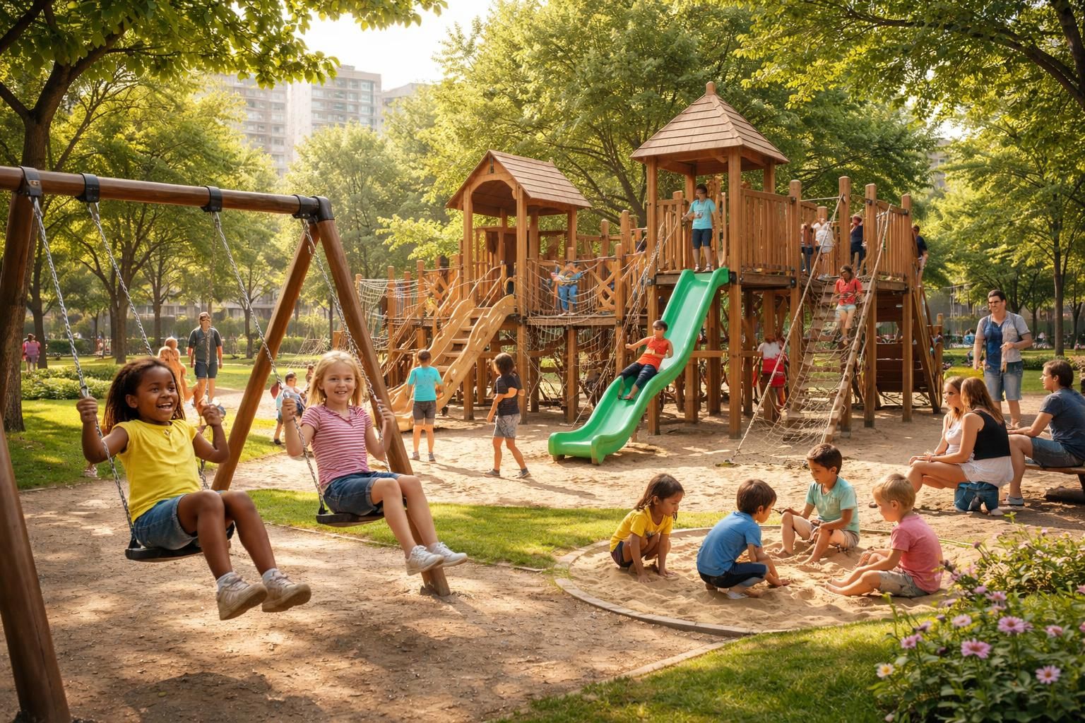 découvrez comment les parcs de jeux extérieurs autour de chez vous favorisent le développement physique, social et cognitif des enfants, tout en offrant un espace sûr et ludique.