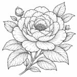 Coloriage de la fleur à imprimer : une activité relaxante pour toute la famille