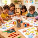 Comment le coloriage smileys stimule la créativité des enfants