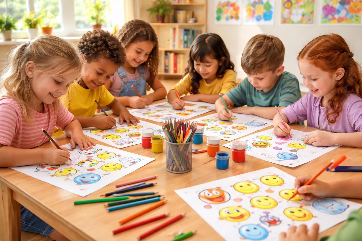 découvrez comment le coloriage de smileys peut stimuler la créativité des enfants en développant leur imagination, leur expression artistique et leur concentration.