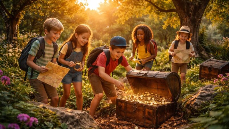 apprenez à organiser une chasse aux trésors épique dans votre jardin avec nos astuces simples et amusantes pour toute la famille.
