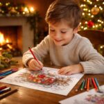 Les bienfaits du coloriage du traineau du père Noël pendant les fêtes de fin d&rsquo;année