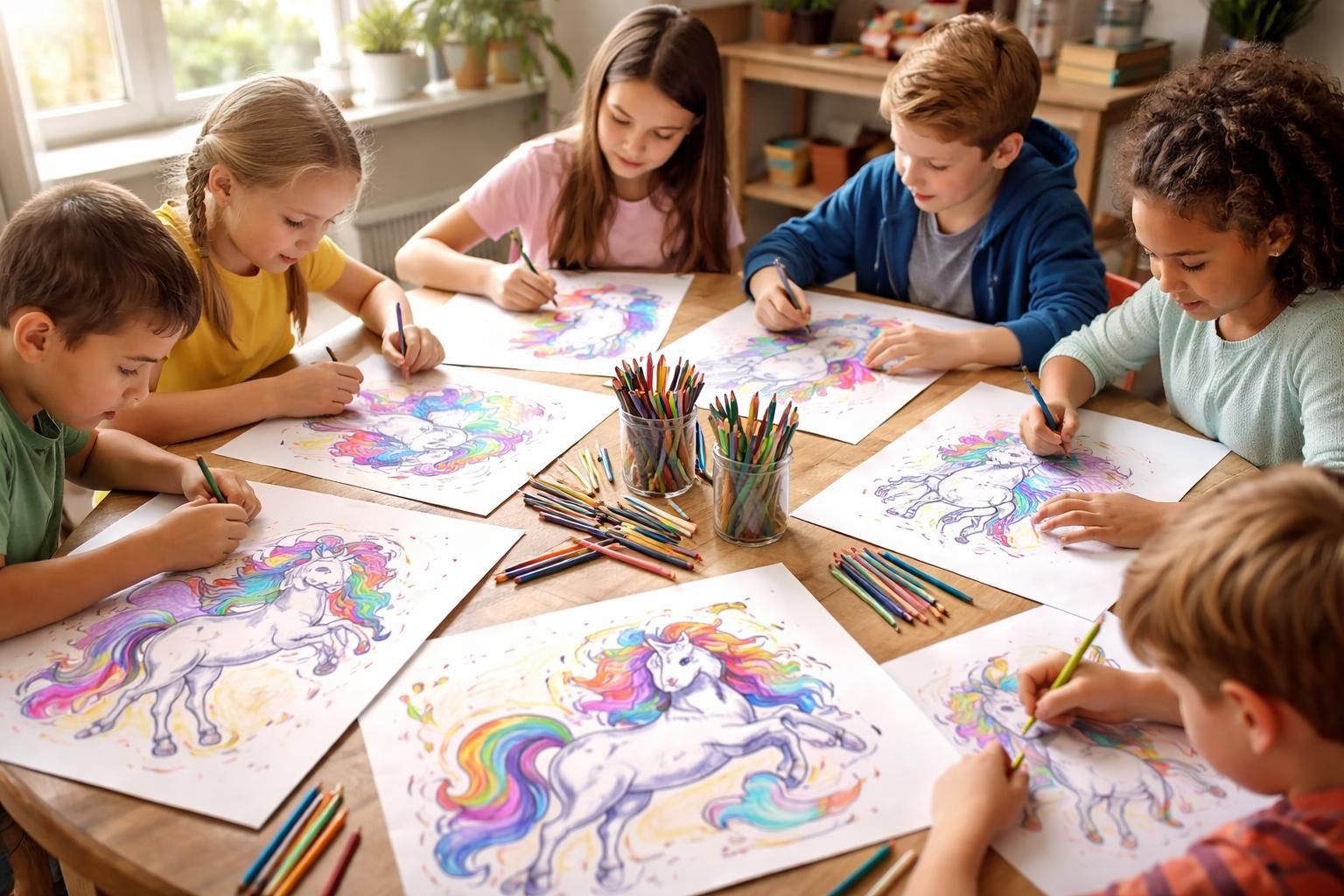 découvrez le top 10 des coloriages à imprimer de licornes, parfaits pour s'amuser et partager des moments créatifs avec vos amis.